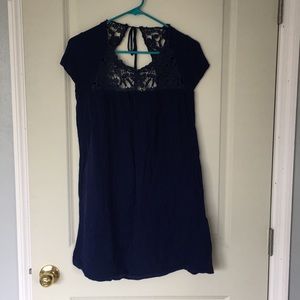 Navy blue dress